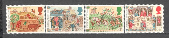 Anglia/Marea Britanie.1986 900 ani carte ilustrata Domesday GA.212