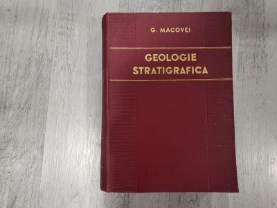 Geologie stratigrafica de G.Macovei foto