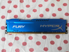 Memorie Ram HyperX Fury Blue 8 GB (1 X 8 GB) 1600Mhz DDR3. foto