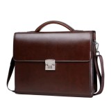 Cumpara ieftin Servieta unisex, Iselind GT3469, piele naturala, Maro