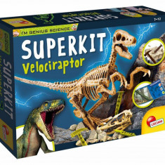 Experimentele micului geniu - Kit paleontologie Velociraptor PlayLearn Toys