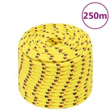 Cumpara ieftin Franghie de barca, galben, 12 mm, 250 m, polipropilena