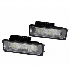 Set Lampi cu LED Numar Inmatriculare compatibil VW SKODA SEAT PORSCHE