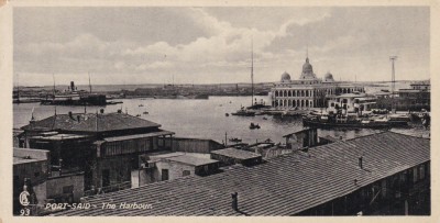 CARTE POSTALA 93 PORT-SAID - The Harbour foto