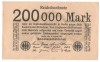SV * Germania 200000 REICHS MARK 1923, 1 Septembrie * 200 cu Supratipar 000 +/- XF