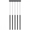 Lampă suspendată PASTELO 5 negru, Sollux Lighting