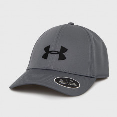 Under Armour șapcă 1369781 culoarea gri, neted 1369781-001