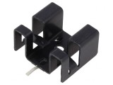 Radiator Extrudat Negru pentru TO220 21.6x25.4x12.7mm