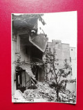 Bucuresti 1944 dupa bombardament str.Schitu Magureanu 11,5x8,5 cm