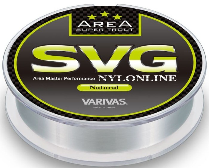 Fir Monofilament Varivas Super Trout Area SVG, Natural, 0.128mm, 3.5lbs, 150m