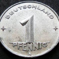 Moneda istorica 1 PFENNIG RDG - GERMANIA DEMOCRATA, anul 1950 *cod 3769 A