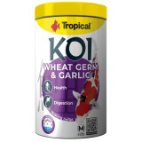 KOI Wheat Germ &amp; Garlic Growth &amp; Colour Pellet M Tropical Fish, 1000 ml/ 320 g