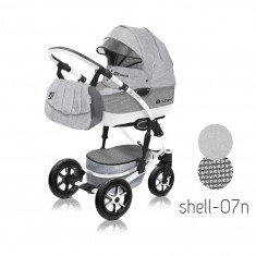 Carucior 2 in 1 BabyActive Shell Eco 07nG, Gri foto