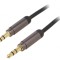 Cablu Audio Jack 3.5mm 1.8m Negru