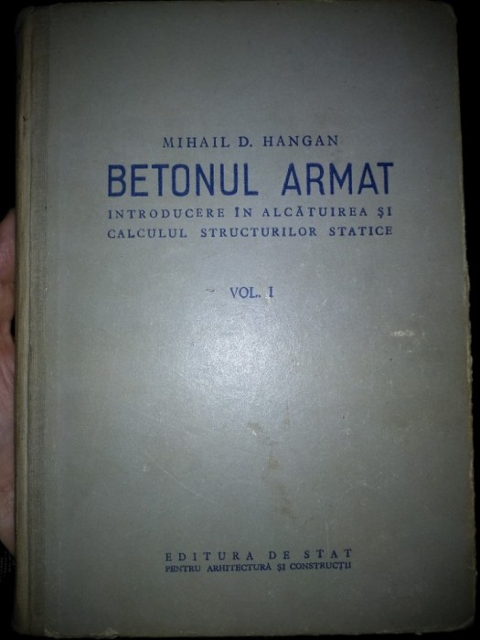 Betonul armat vol. I