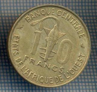 AX 1093 MONEDA - AFRICA DE VEST - 10 FRANCS -ANUL 1971 -STAREA CARE SE VEDE foto