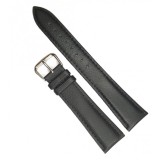 Cumpara ieftin Curea de Ceas din Piele Natural? Neagr? &ndash; Imprimeu Crocodil &ndash; 18/20/22 mm &ndash; Lungime XXL &ndash; Cataram? Argintie