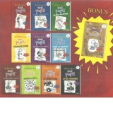 Jurnalul unui pusti (10 volume) + bonus Jurnalul meu - Jeff Kinney