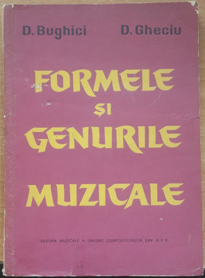 Formele și Genurile Muzicale - Dumitru Bughici, 1962 foto