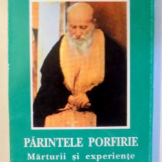 PARINTELE PORFIRIE MARTURII SI EXPERIENTE de KLITOS IOANNIDIS , 1999