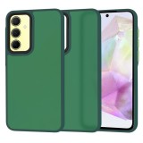 Husa Samsung Galaxy A35 5G Techsuit HaloFrost&Atilde;&sbquo;&Acirc;&nbsp;Series, verde inchis