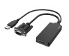 Adaptor Video Hama, Mufa VGA + USB - Mufa HDMI, Full HD 1080p - RESIGILAT
