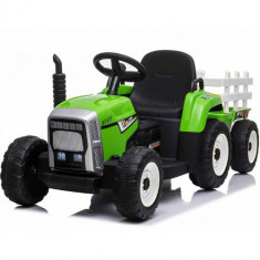 Tractor Electric R-Sport cu Sunete si Lumini C1 Verde foto