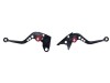 Set 2 manete frana si ambreiaj reglabile Kawasaki Z800 13-16, Z750 07-12, culoar... Cod Produs: MX_NEW CNC0041