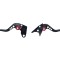Set 2 manete frana si ambreiaj reglabile Kawasaki Z800 13-16, Z750 07-12, culoar... Cod Produs: MX_NEW CNC0041