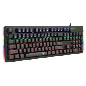 Tastatura Gaming Mecanica T-Dagger Bermuda iluminare rainbow Negru foto