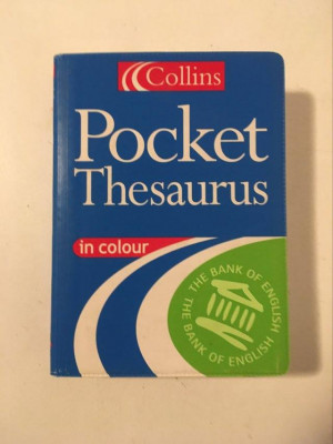*DD- Pocket Thesaurus in colour, Collins foto