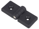 Balama tehnopolimer neagră 84mm pentru profile