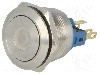 Intrerupator anti-vandalism, ON-(ON), &Oslash;22mm, ONPOW - GQ22-11D/B/12V