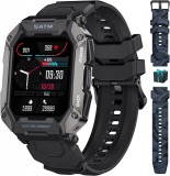 Ceas Smartwatch SATM C20, Axeloni &reg;, conexiune Bluetooth 5.0, certificare IP68, Monitorizare 24h, Activitati Fizice, Somn, Ritm Cardiac, Oxigen, Pedom