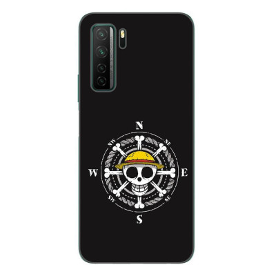 Husa compatibila cu Huawei P40 Lite 5G Silicon Gel Tpu Model One Piece Logo foto