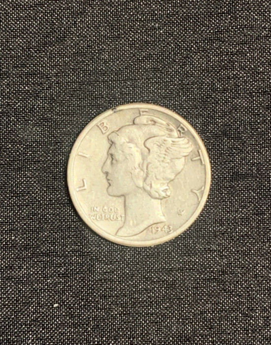 Moneda argint One Dime 1943