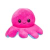 Caracatita Reversibila din plus, Bleu/Fucsia, 14 cm, ATU-086319, Oem