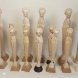 Colectie Fecioara Maria Medjugorje, lemn, piatra, vintage