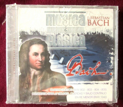 &amp;quot;J. Sebastian BACH. Musica Clasica&amp;quot;. CD nou, caseta in tipla foto