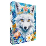 Puzzle Black Sea &bdquo;Printre flori: Vulpea polară&rdquo; &ndash; 500 de piese