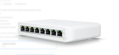 Ubiquiti UniFi 8 port switch, USW-LITE-8-POE, 8 x 10/100/1000 Mbe foto
