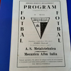 program Metalotehnica Tg. Mures - Mecanica Alba I.
