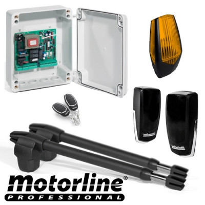 Kit automatizare poarta batanta 2x4m -MOTORLINE SafetyGuard Surveillance foto