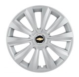 Cumpara ieftin Set 4 Capace Roti Autohelix MSA&reg;, potrivite jantelor de R16, pentru Chevrolet, model delta cromat