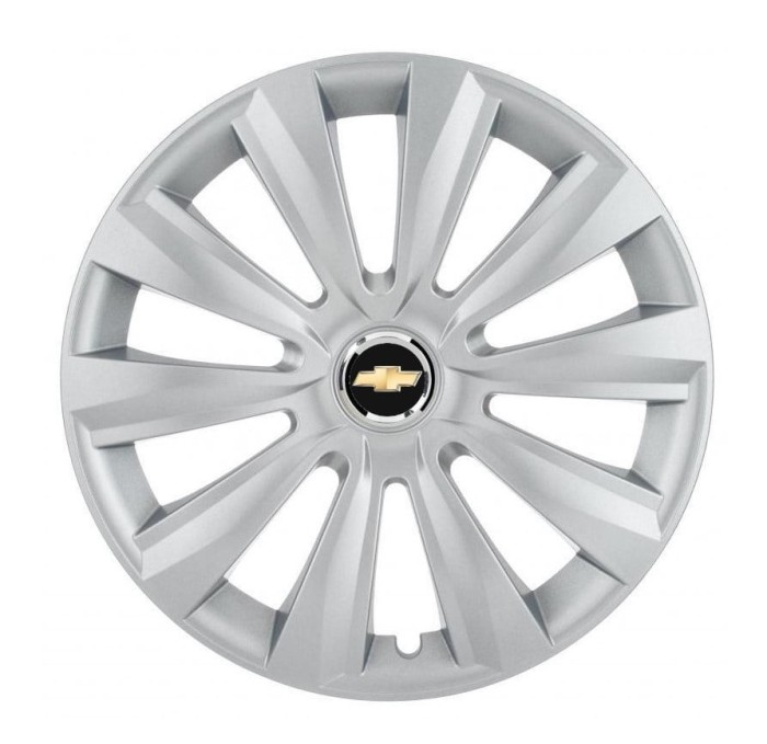 Set 4 Capace Roti, potrivite jantelor de R16, pentru Chevrolet, model delta cromat
