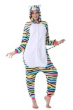PJM183-100 Pijama intreaga model cu pisica colorata, L/XL, M, M/L, S