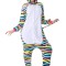 PJM183-100 Pijama intreaga model cu pisica colorata