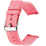 Curea material textil, compatibila cu Huawei Watch GT 2 Pro, Telescoape QR, 22mm, Flamingo Pink, Very Dream