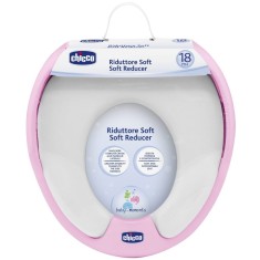 Reductor moale pentru toaleta Chicco Soft, roz, 18 luni+