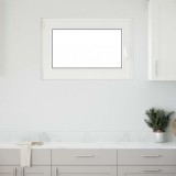 VidaXL Fereastra de subsol &bdquo;RISOR&rdquo; 90x60 cm Rabatabil DIN St&acirc;nga Alb
